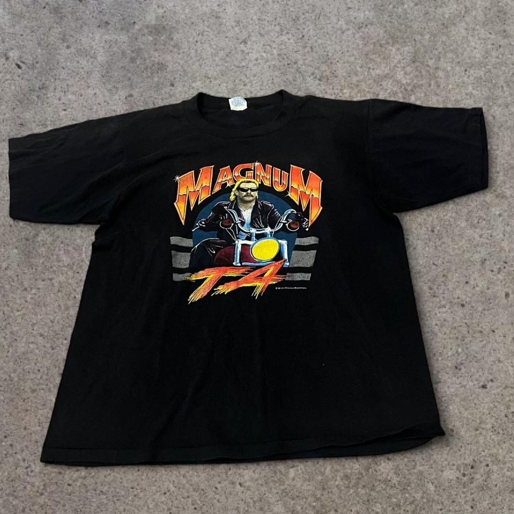 Vintage 1986 Magnum TA NWA Wrestling Shirt JCP NWA Size L Fits M